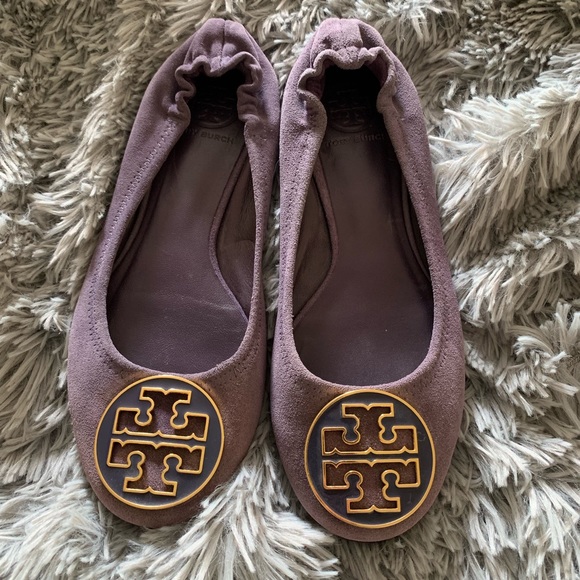 Tory Burch Shoes - TORY BURCH reva suede ballet flats